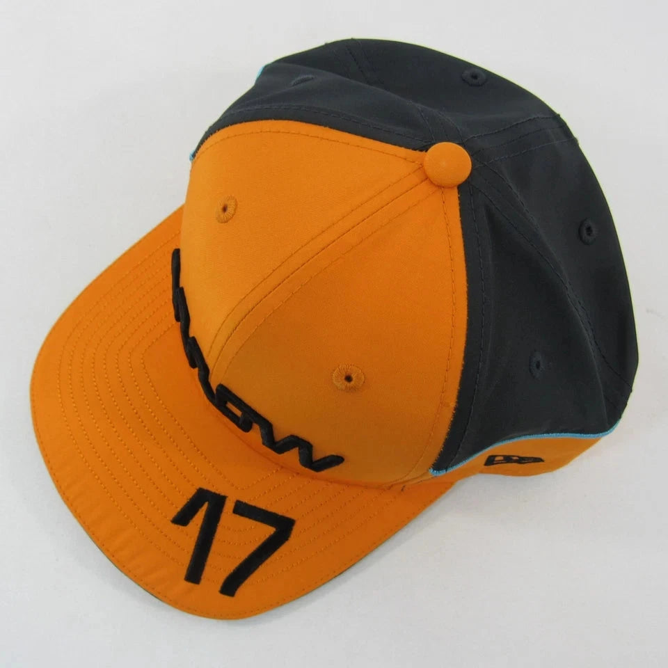McLaren Indy Car Team New Era 9Fifty Driver Kyle Larson Hat - Orange Hats McLaren Indy 