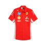 Scuderia Ferrari F1 2026 Men's Team Button Down Shirt - Puma Red Shirts Scuderia Ferrari 