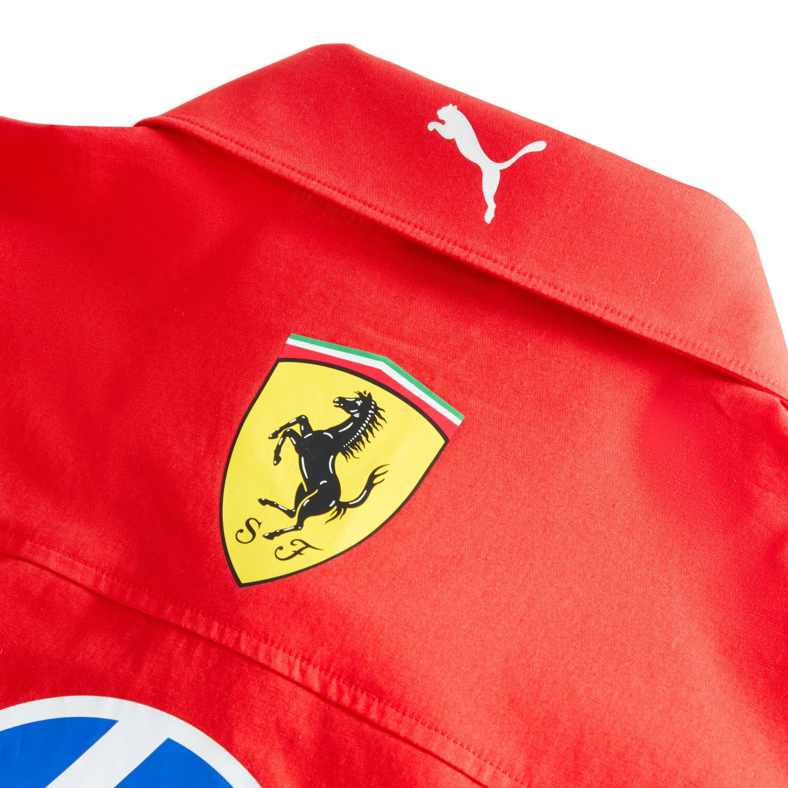 Scuderia Ferrari F1 2026 Men's Team Button Down Shirt - Puma Red Shirts Scuderia Ferrari 