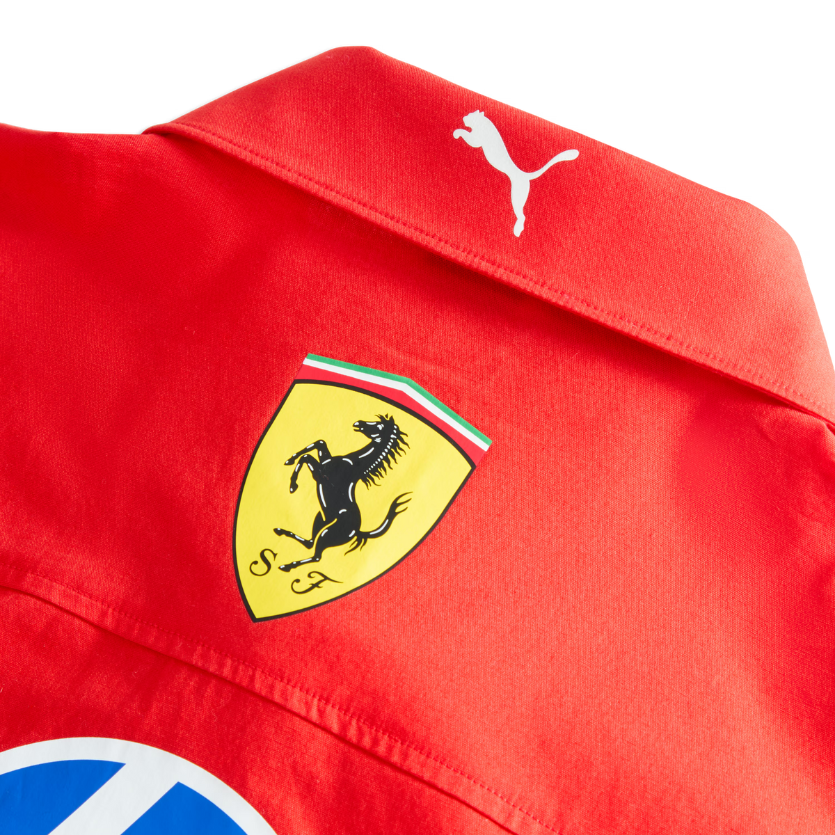 Scuderia Ferrari F1 2026 Men's Team Button Down Shirt - Puma Red Shirts Scuderia Ferrari 