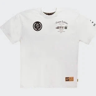 Ayrton Senna F1 X Team Lotus Oversized Estoril T-Shirt - Cream T-shirts Ayrton Senna 