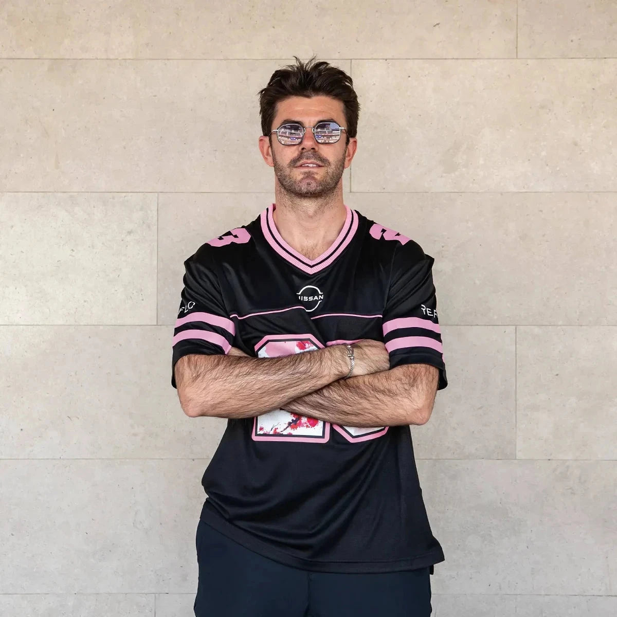 Nissan Formula E x Reflo Men's Football Jersey - Black Jerseys Nissan Formula E 