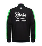 Stake F1 Kick Sauber 2024 Men's Team Full Zip Sweat Jacket - Black Jackets Stake F1 Kick Sauber 