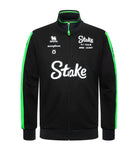 Stake F1 Kick Sauber 2024 Men's Team Full Zip Sweat Jacket - Black Jackets Stake F1 Kick Sauber 