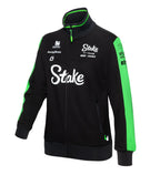 Stake F1 Kick Sauber 2024 Women's Team Full Zip Sweat Jacket - Black Jackets Stake F1 Kick Sauber 