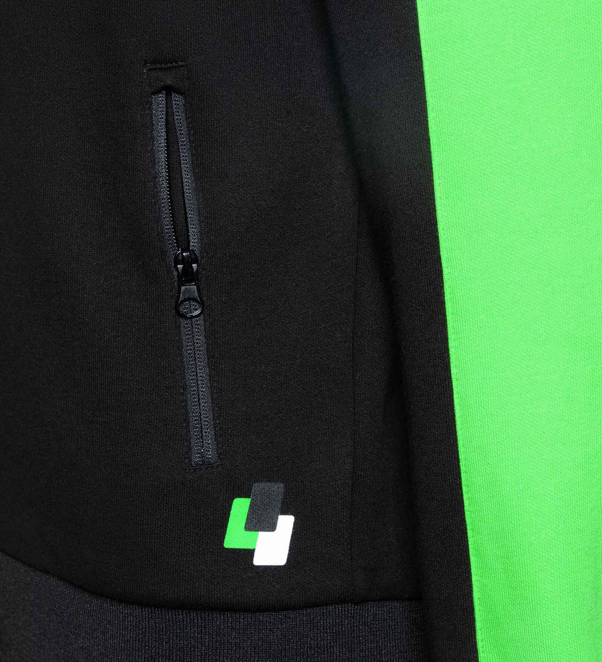 Stake F1 Kick Sauber 2024 Women's Team Full Zip Sweat Jacket - Black Jackets Stake F1 Kick Sauber 