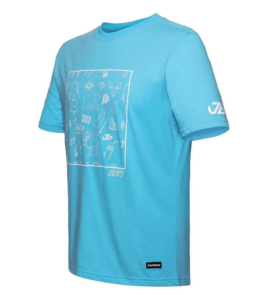 Alfa Romeo Racing F1 Men's Limited Edition Valtteri Bottas T-Shirt - Blue T-shirts Alfa Romeo 