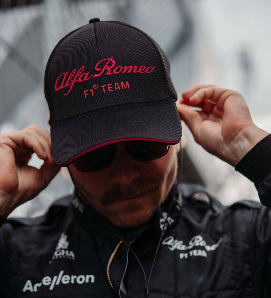 Alfa Romeo Racing F1 Limited Edition Team Baseball Hat - White/Black Hats Alfa Romeo 
