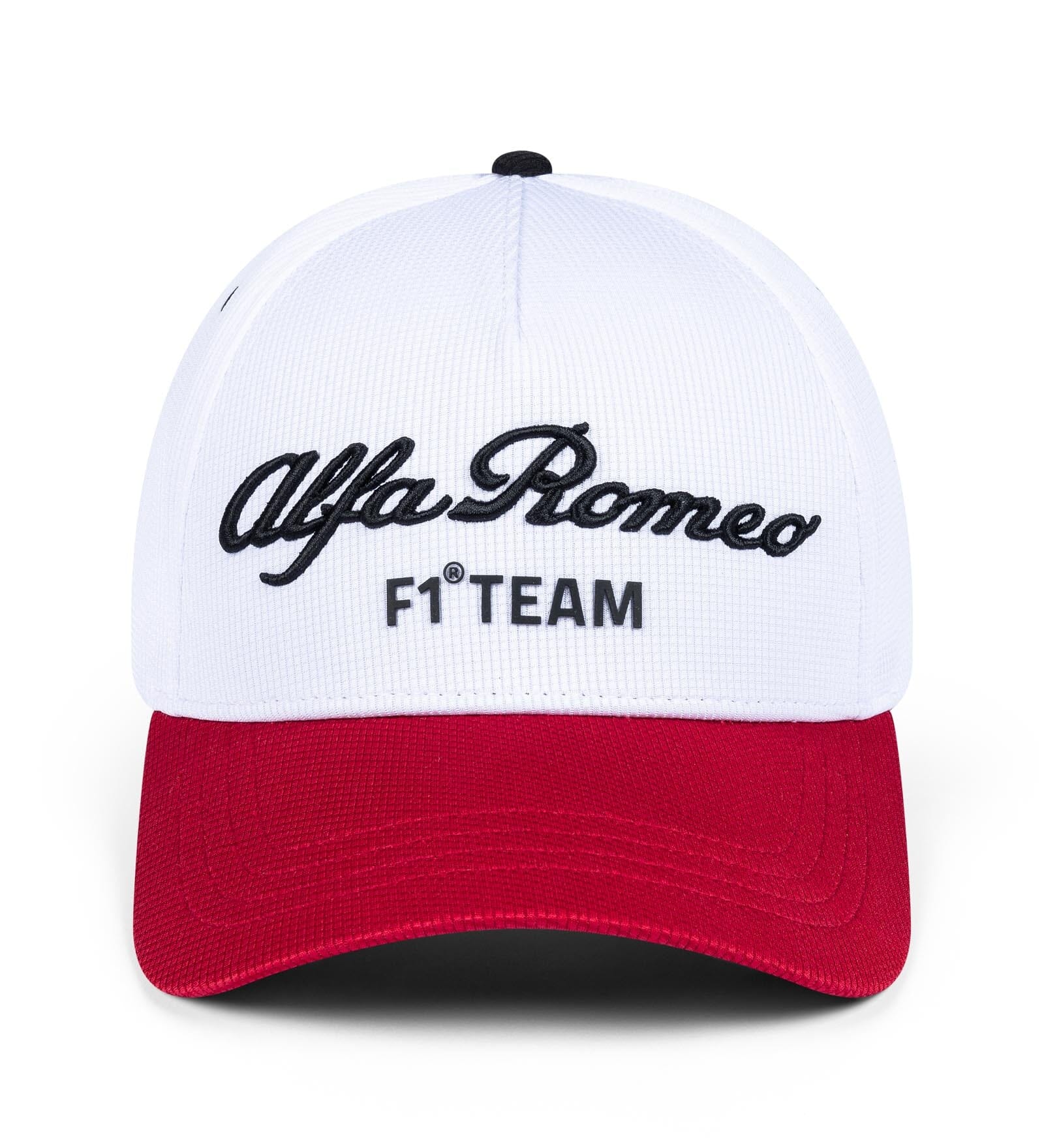 Official Alfa Romeo F1 Team Bucket Hat - Black & Red Adjustable Sun Protection