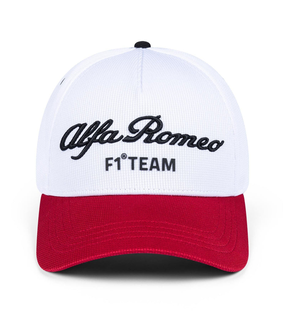 Alfa Romeo Racing F1 Limited Edition Team Baseball Hat - White/Black Hats Alfa Romeo 