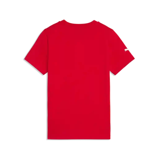 Scuderia Ferrari F1 Kids Shield T-Shirt - Youth Rosso Corsa/Puma Black T-shirts Scuderia Ferrari 