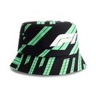 Formula 1 Tech F1 Track Graphic Bucket Hat - Focus Purple/Shift Green Hats Formula 1 Green 