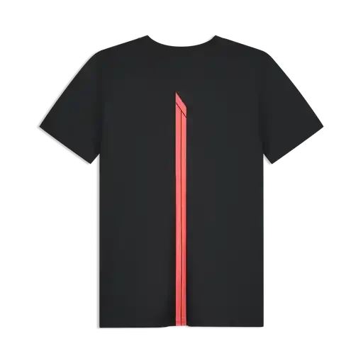 Formula 1 Tech Racing Line T-Shirt - Cloud Dancer/F1 Hot Red/True Black T-shirts Formula 1 