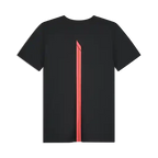 Formula 1 Tech Racing Line T-Shirt - Cloud Dancer/F1 Hot Red/True Black T-shirts Formula 1 