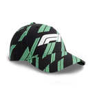 Formula 1 Tech F1 Track Graphic Baseball Hat - Focus Purple/Shift Green Hats Formula 1 