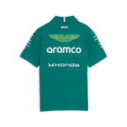 Aston Martin F1 2026 Kids Team Polo Shirt - Youth Green Lux Polos Aston Martin F1 