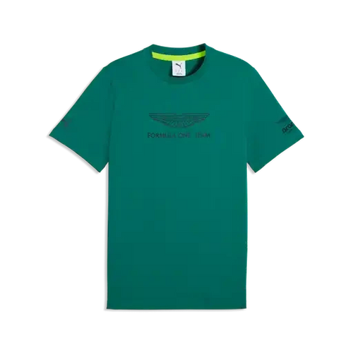 Aston Martin F1 Large Logo T-Shirt - Black/Green T-shirts Aston Martin F1 XS Green 