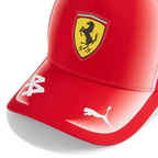 Scuderia Ferrari F1 2026 Lewis Hamilton Team Baseball Hat - Puma Red Hats Scuderia Ferrari 