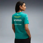 Aston Martin F1 2026 Women's Team T-Shirt - Green Lux T-shirts Aston Martin F1 