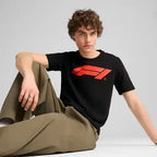 Formula 1 Tech Collection F1 Essential Logo T-Shirt - Black/White/Red/Seafoam T-shirts Formula 1 
