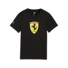 Scuderia Ferrari F1 Kids Shield T-Shirt - Youth Rosso Corsa/Puma Black T-shirts Scuderia Ferrari XS-116 Black 