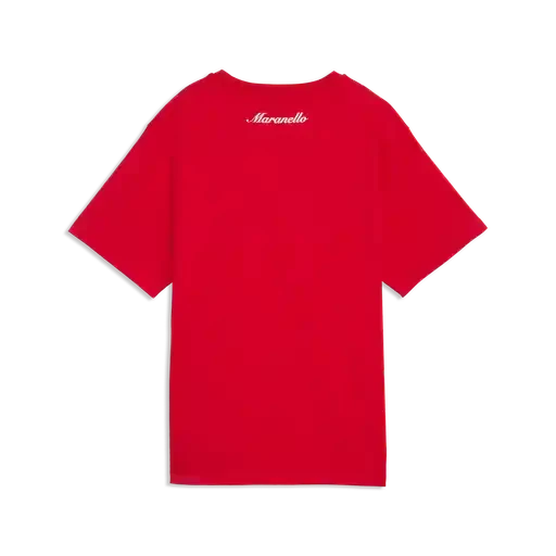 Scuderia Ferrari F1 Women's Fanwear Graphic T-Shirt - Rosso Corsa/Puma White T-shirts Scuderia Ferrari 
