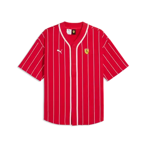 Scuderia Ferrari F1 Baseball Jersey - Rosso Corsa/Puma Black Jersey Scuderia Ferrari XS Red 