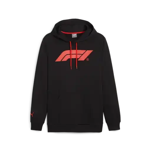 Formula 1 Tech Collection F1 Logo Hooded Sweatshirt - Black/Red Hoodies Formula 1 XS Black 