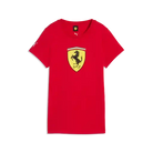 Scuderia Ferrari F1 Women's Fanwear Shield T-Shirt - Rosso Corsa/Puma White T-shirts Scuderia Ferrari XXS Red 