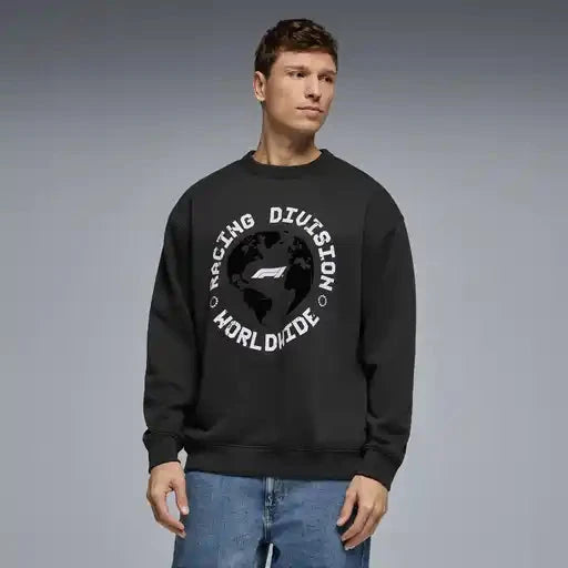 Formula 1 Tech RDW Graphic Crew Sweatshirt - Pirate Black Sweatshirt Formula 1 