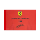 Scuderia Ferrari F1 Charles Leclerc Flag - Rosso Corsa Flag Scuderia Ferrari 