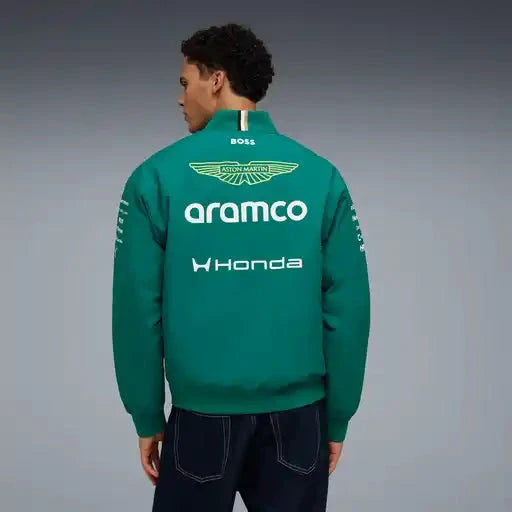 Aston Martin F1 2026 Team Bomber Jacket - Green Lux – CMC Motorsports®