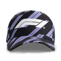 Formula 1 Tech F1 Track Graphic Baseball Hat - Focus Purple/Shift Green Hats Formula 1 Purple 