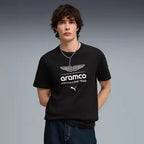 Aston Martin F1 Large Logo T-Shirt - Black/Green T-shirts Aston Martin F1 