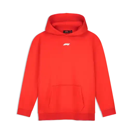 Formula 1 Tech Collection F1 Racing Line Hoodie - F1 Hot Red/Cloud Dancer Hoodies Formula 1 XS Red 