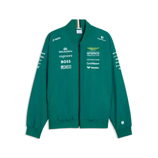 Aston Martin F1 2026 Team Bomber Jacket - Green Lux Jackets Aston Martin F1 