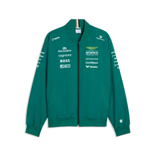 Aston Martin F1 2026 Team Bomber Jacket - Green Lux Jackets Aston Martin F1 