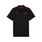 Formula 1 Tech Collection F1 Small Logo Polo Shirt - Black/White Polos Formula 1 XS Black 