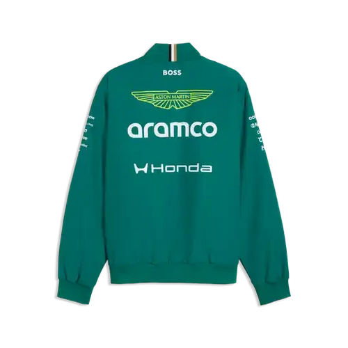Aston Martin F1 2026 Team Bomber Jacket - Green Lux Jackets Aston Martin F1 