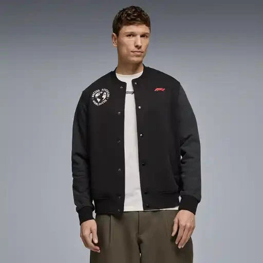 Formula 1 Tech Collection F1 Racing Line Jacket - True Black Jackets Formula 1 