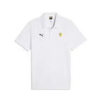 Scuderia Ferrari F1 Fanwear Polo Shirt - Rosso Corsa/Puma White Polos Scuderia Ferrari XS White 