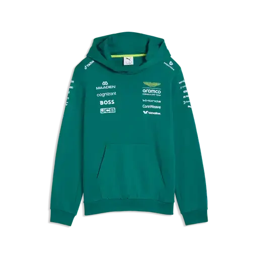 Aston Martin F1 2026 Kids Team Hoodie - Youth Green Lux – CMC
