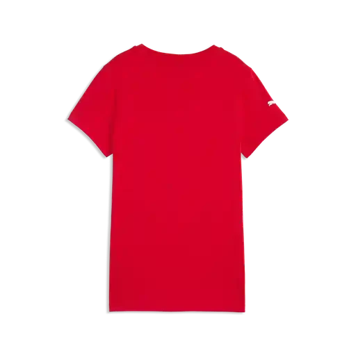 Scuderia Ferrari F1 Women's Fanwear Shield T-Shirt - Rosso Corsa/Puma White T-shirts Scuderia Ferrari 