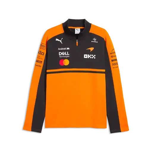 McLaren F1 2026 Team 1/2 Zip Sweatshirt - Papaya – CMC Motorsports®