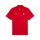 Scuderia Ferrari F1 Fanwear Polo Shirt - Rosso Corsa/Puma White Polos Scuderia Ferrari XS Red 
