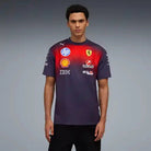 Scuderia Ferrari F1 2026 Special Edition China GP Team T-Shirt - Deep Plum Polos Scuderia Ferrari 