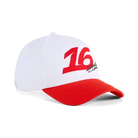 Scuderia Ferrari F1 Charles Leclerc #16 Baseball Hat - Puma White Hats Scuderia Ferrari 