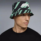 Formula 1 Tech F1 Track Graphic Bucket Hat - Focus Purple/Shift Green Hats Formula 1 
