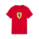 Scuderia Ferrari F1 Kids Shield T-Shirt - Youth Rosso Corsa/Puma Black T-shirts Scuderia Ferrari XS-116 Red 