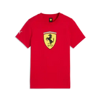 Scuderia Ferrari F1 Kids Shield T-Shirt - Youth Rosso Corsa/Puma Black T-shirts Scuderia Ferrari XS-116 Red 